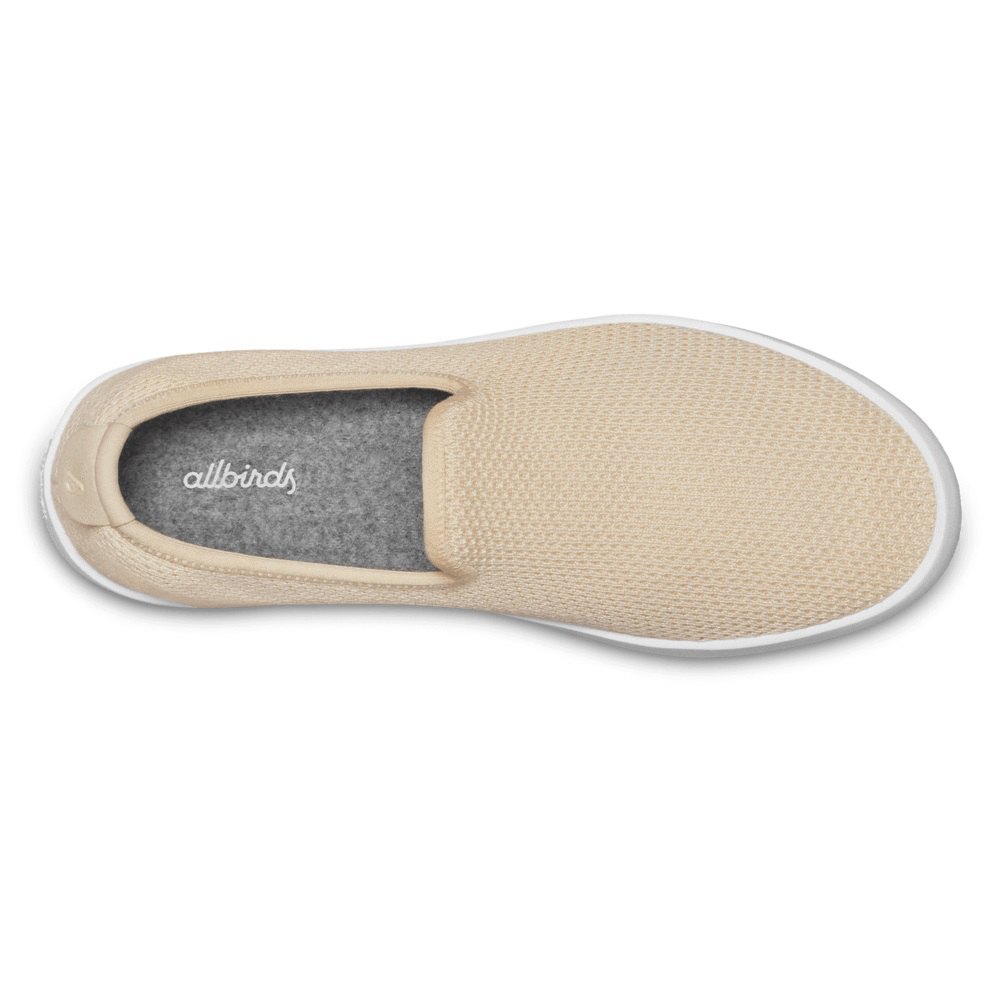 Allbirds Men\'s Slip-Ons Khaki - Tree Loungers - 96314ZIRC